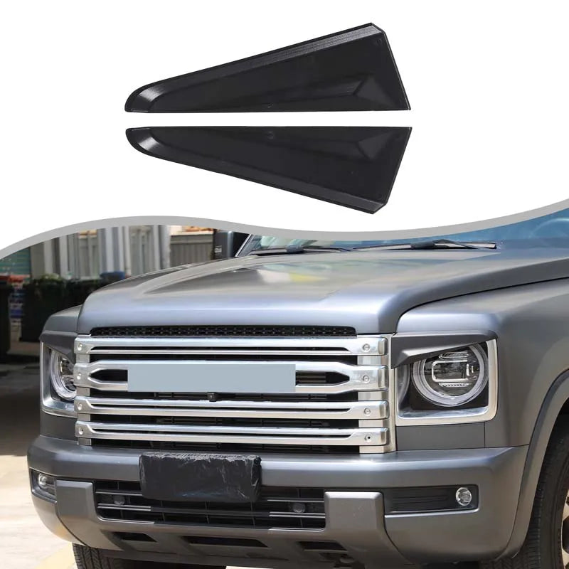 Capace pentru sprâncene faruri din ABS negru mat pentru Haval H9 2024