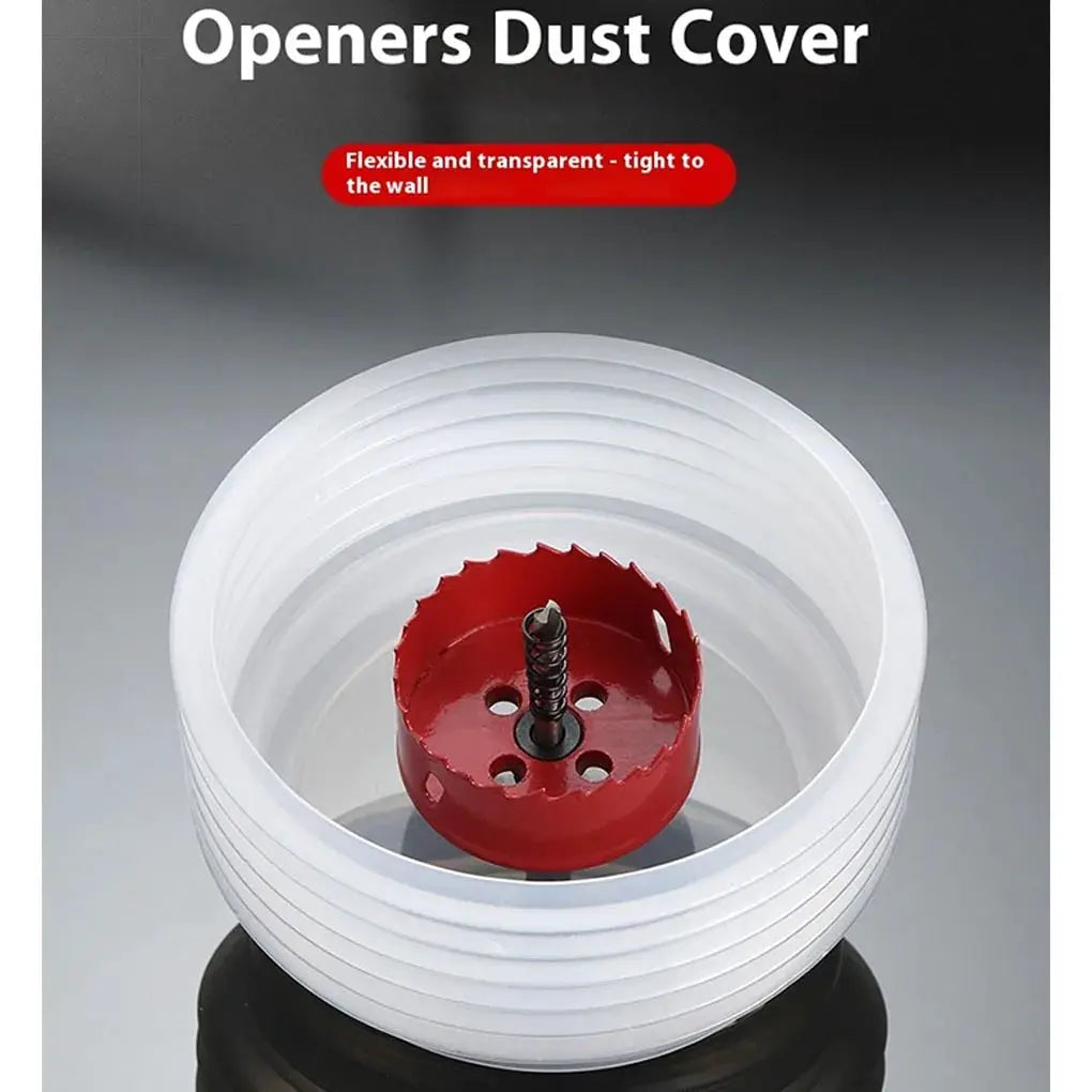 125/160/200mm Hole Opener Dust Cover Ceiling Wood Plasterboard Downlight Hammer Drilling Cover Perforated Ash Dust Cover by InterCyprus Trading Ltd