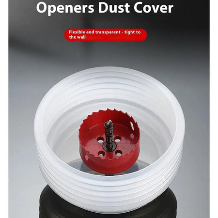 125/160/200mm Hole Opener Dust Cover Ceiling Wood Plasterboard Downlight Hammer Drilling Cover Perforated Ash Dust Cover by InterCyprus Trading Ltd