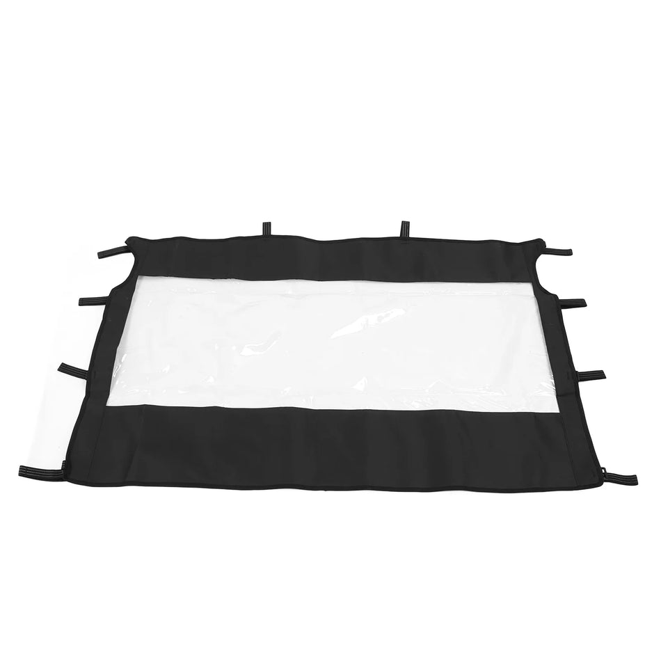 Yamaha Rhino Rear Windshield with PVC, Soft UTV Windscreen 450 660 700