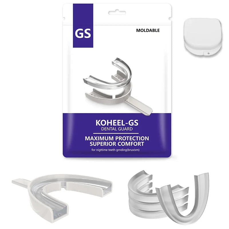 Koheel-GS Anti Bruxism Mouth Guard &ndash; Moldable Fit For Sleep White-Large