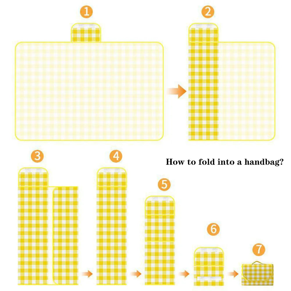 Foldable Picnic Mat &ndash; Moisture-Proof and Waterproof Design