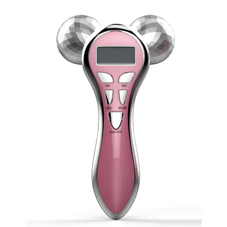 4D Micro Current Facial Massager High Frequency - Slimming Romantic Pink