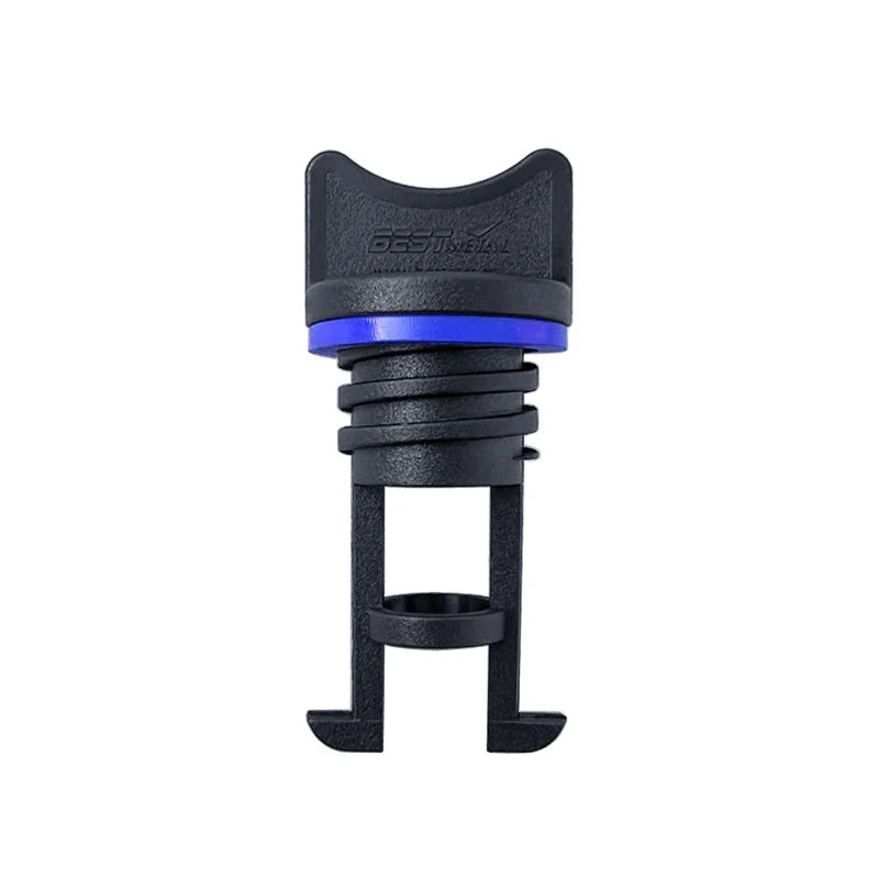 Nylon Boat Drain Plug with Rubber Gasket for Marine Applications Blue Gasket