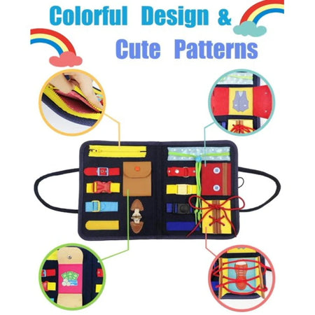 Sensory Play Board &ndash; Engaging Montessori Learning Toy for Toddlers