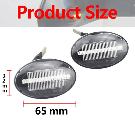 LED Dynamic Side Marker Turn Signal Blinker Flowing Water Flashing Light For Ford Fiesta MK4 MK5 Mondeo MK1 Explorer 2 Transit by InterCyprus Trading Ltd