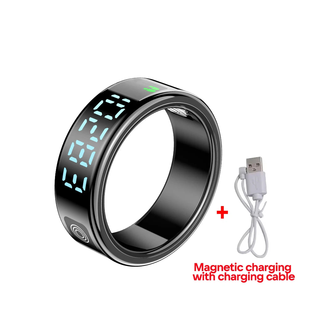 2025 SR08 Smart Ring with LED Display