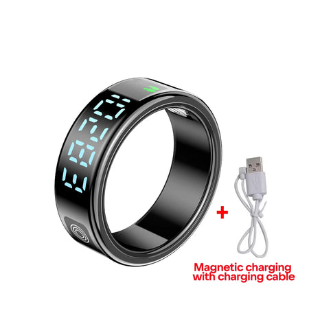 2025 SR08 Smart Ring with LED Display