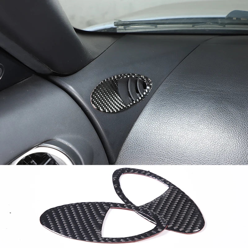 Adesivo per bocchetta d'aria del cruscotto in fibra di carbonio per 350Z 2003-2006