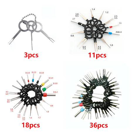 Car Terminal Removal Tool Kit - 3/11/18/36PCS for Auto Repair