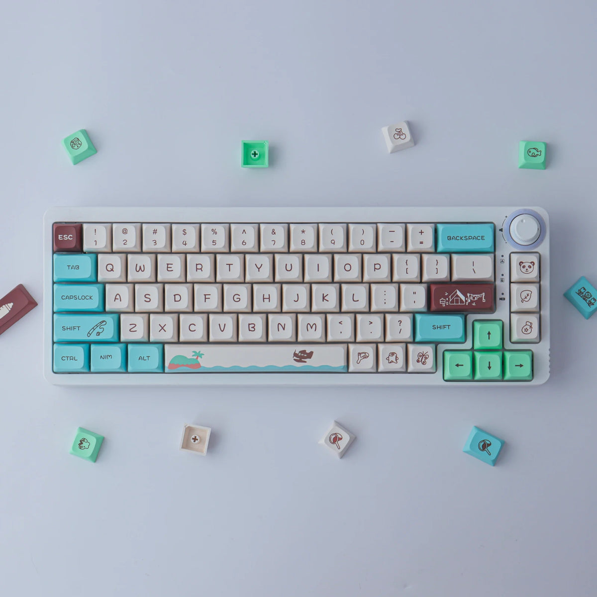 Animal Crossing 143 Key XDA Keycaps &ndash; Sublimation PBT