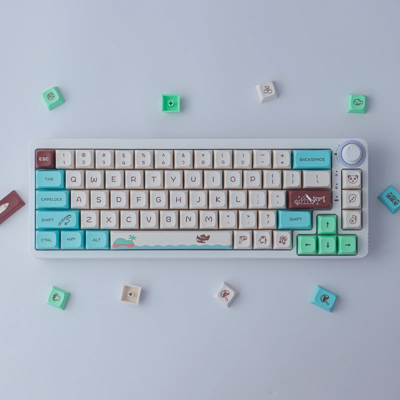 Animal Crossing 143 Key XDA Keycaps &ndash; Sublimation PBT