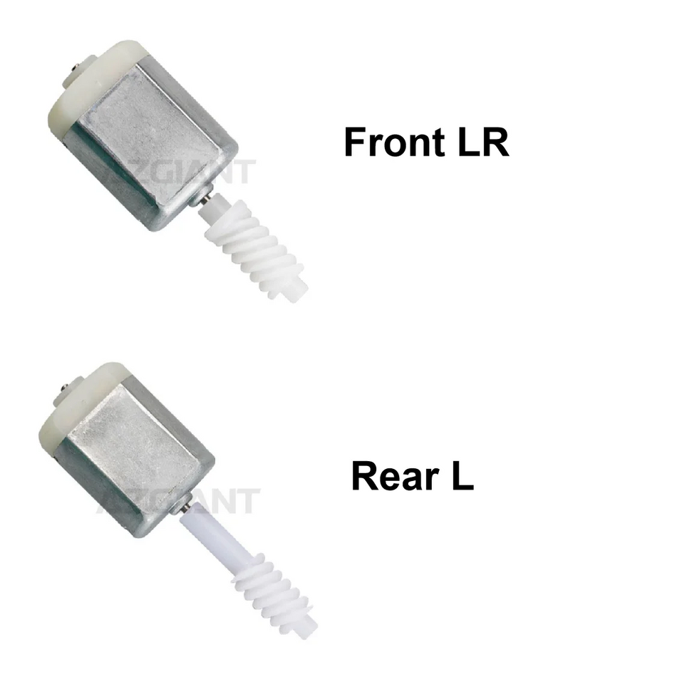 Door Lock Motor Kit for Suzuki Grand Vitara Front Left and Right, Metal and Plastic