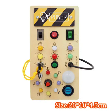 MY10082 Busy Board Led Switch Wheel Educational Toy &ndash; Play MY10082I