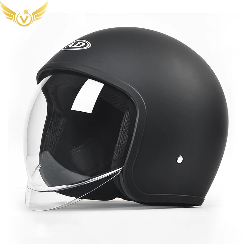GB Certified Universal Open-Face Electric Vehicle Helmet for All Seasons