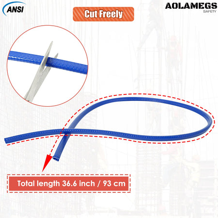 Aolamegs PJ2033 Anti Collision Strips &ndash; Non Slip Rubber Blue 93cm