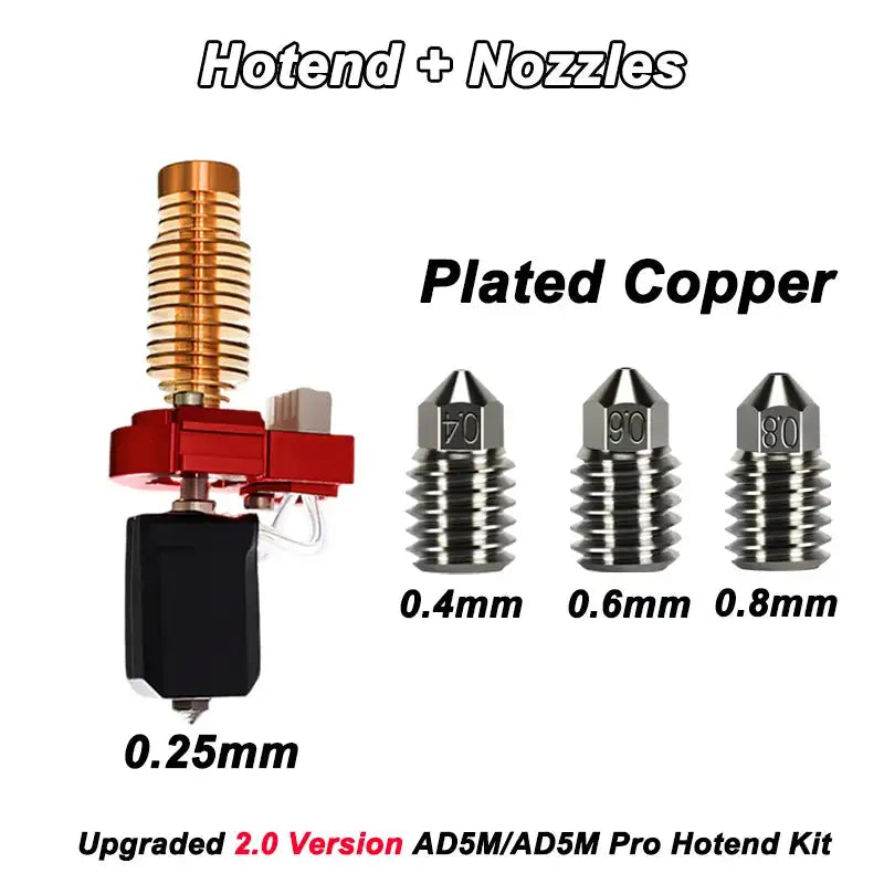 Upgrade Hotend for Flashforge Adventurer 5M Ceramic 280C 0.25-PC-468