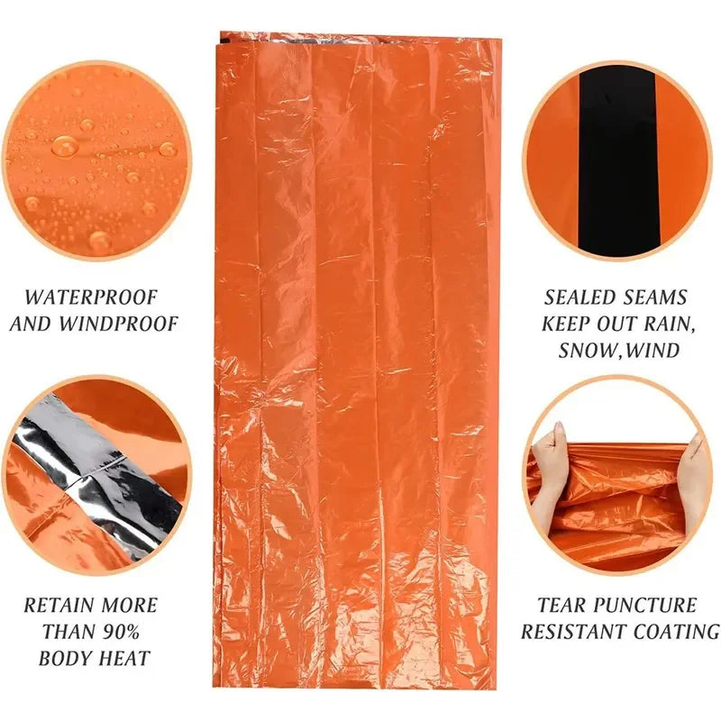 Waterproof Lightweight Thermal Emergency Bivy Sack &ndash; Warmth