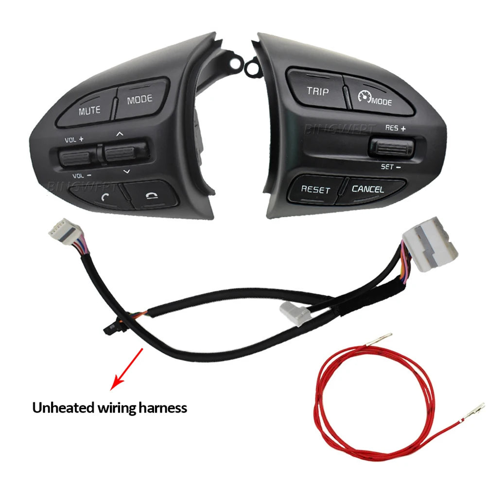 Multi Functional Steering Wheel Switch Cruise Control Buttons With Backlight For KIA Rio 2018-2019 For Rio X-line 2017 2018 2019 by InterCyprus Trading Ltd