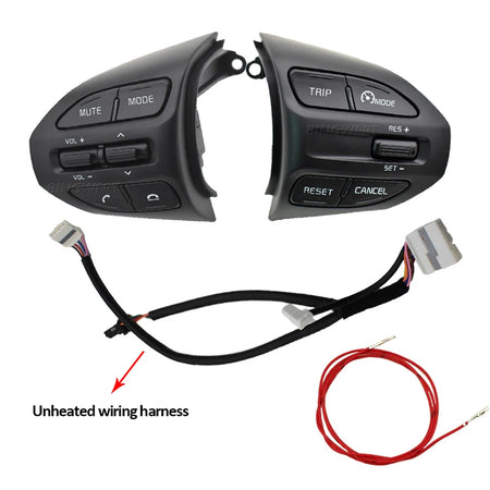 Multi Functional Steering Wheel Switch Cruise Control Buttons With Backlight For KIA Rio 2018-2019 For Rio X-line 2017 2018 2019 by InterCyprus Trading Ltd