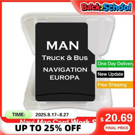 Navinesa TF Card 8GB MAN Truck Bus &ndash; Europe UK Navigation CHINA / for MAN Truck