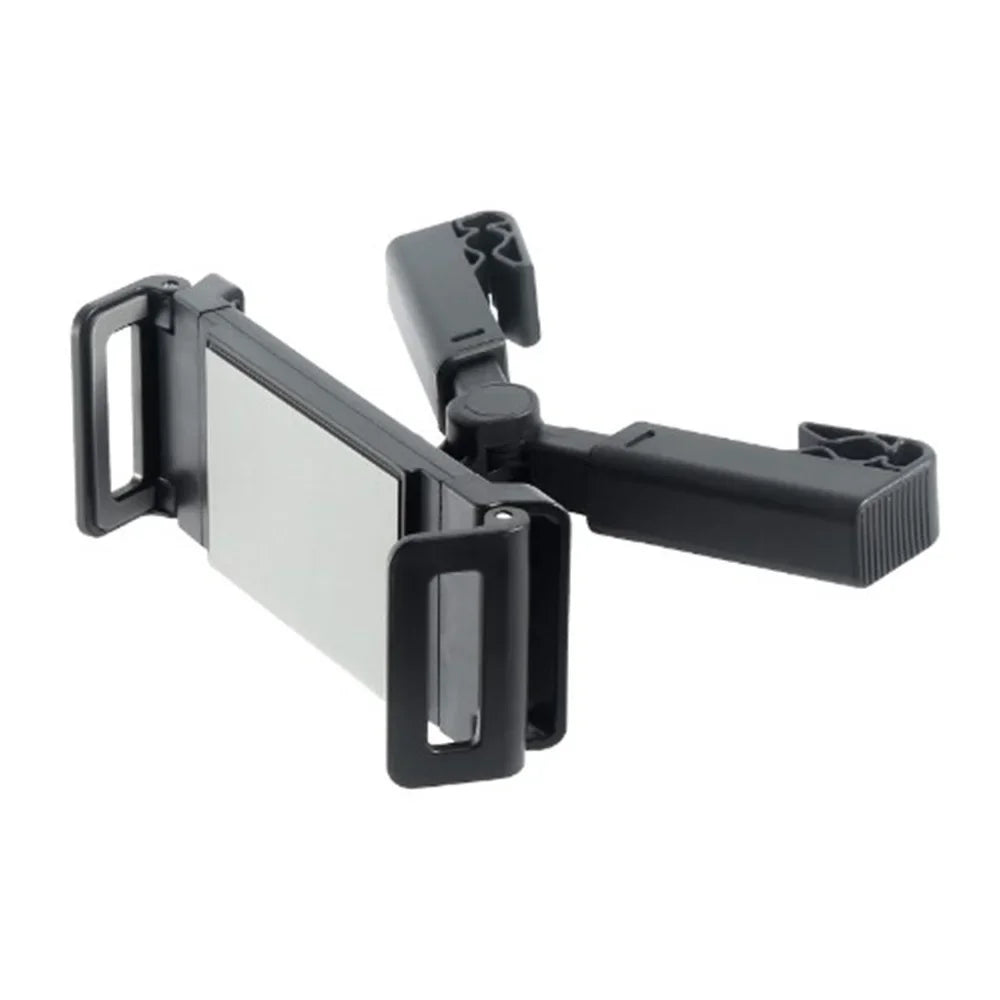 Telescopic Car Phone Holder Rear Tablet Mount &ndash; Anti Shake Black
