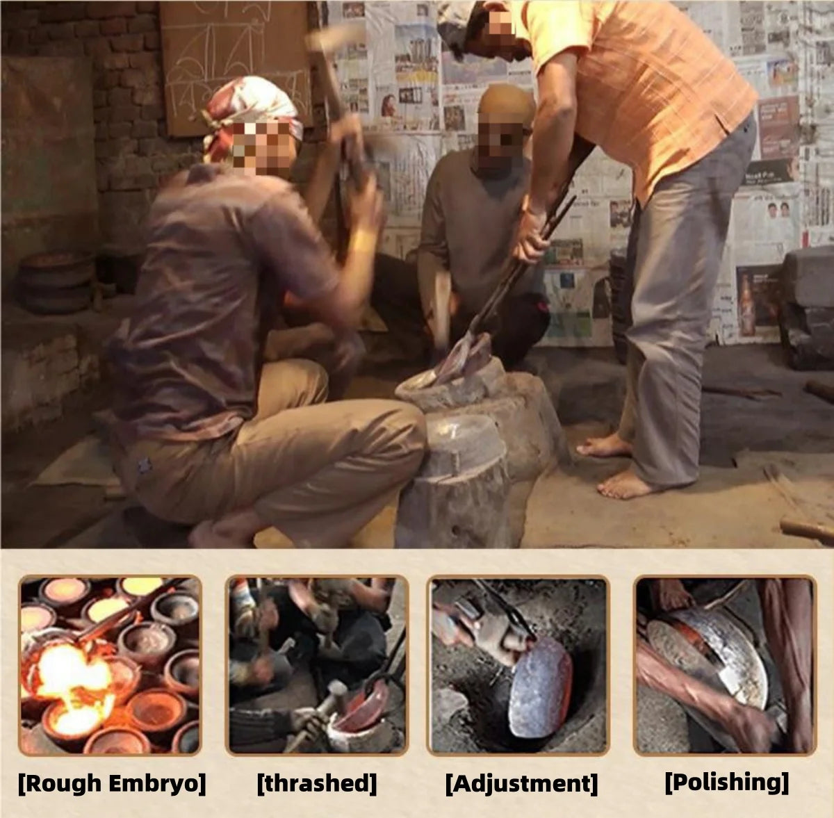 Tibetan Singing Bowl Set 8.5 to 20 cm - Meditation Aid