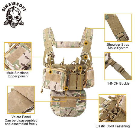 SINAIRSOFT CS Match Chest Rig &ndash; Ultra Lightweight Gear