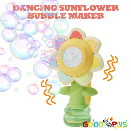 Sunfl &ndash; Dancing Sunflower Bubble Machine With Moving Light