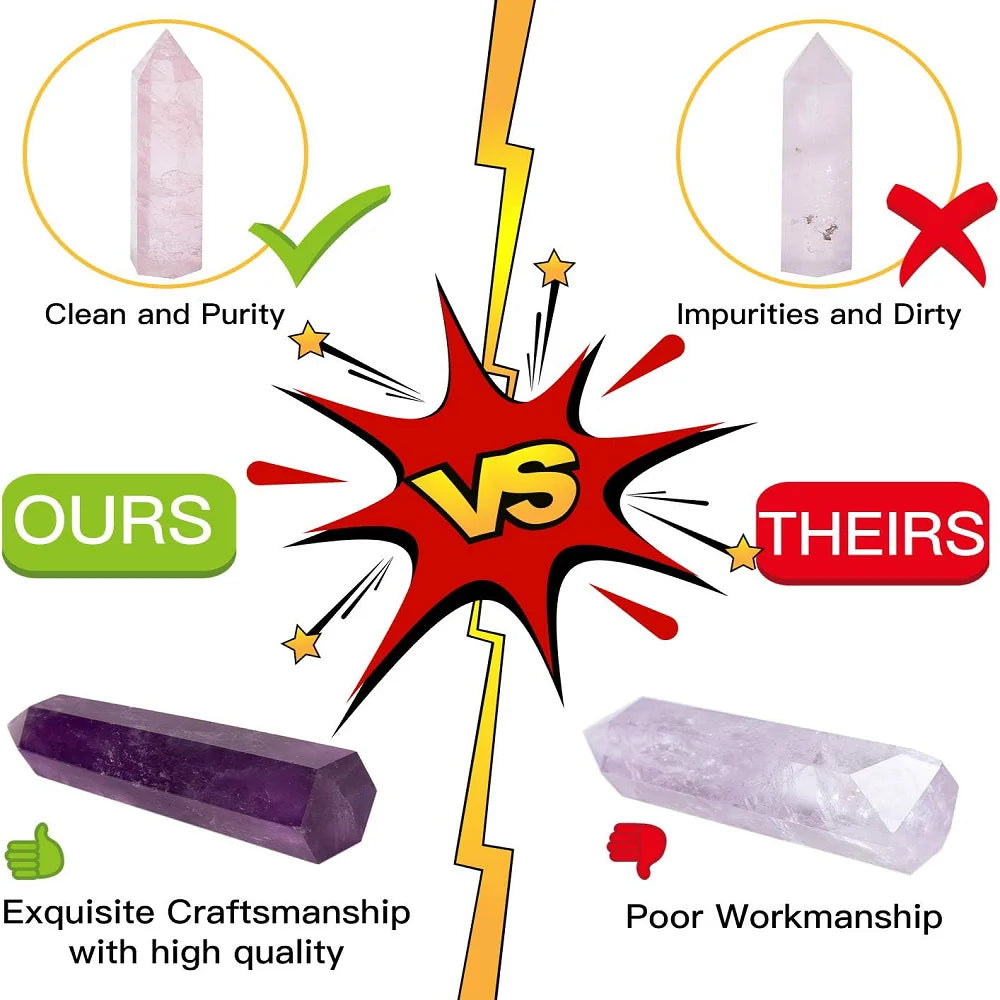 Healing Crystals Stones Amethyst Rose &ndash; Chakra Balance