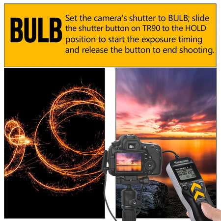 Camera Time Lapse Remote for Canon, Nikon, Sony, Olympus