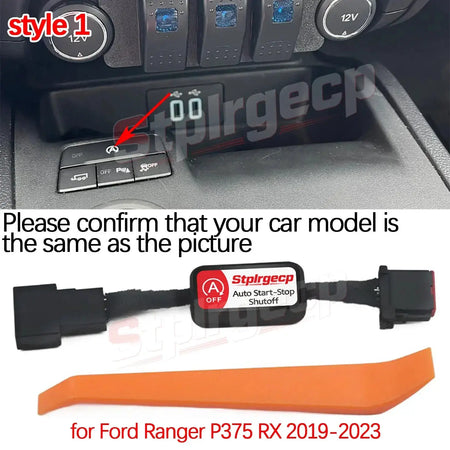 For Ford Ranger P375 RX 2019 2020 2021 2022 2023 Auto Canceller Automatic Stop Start Engine System Eliminator Closer Cable by InterCyprus Trading Ltd
