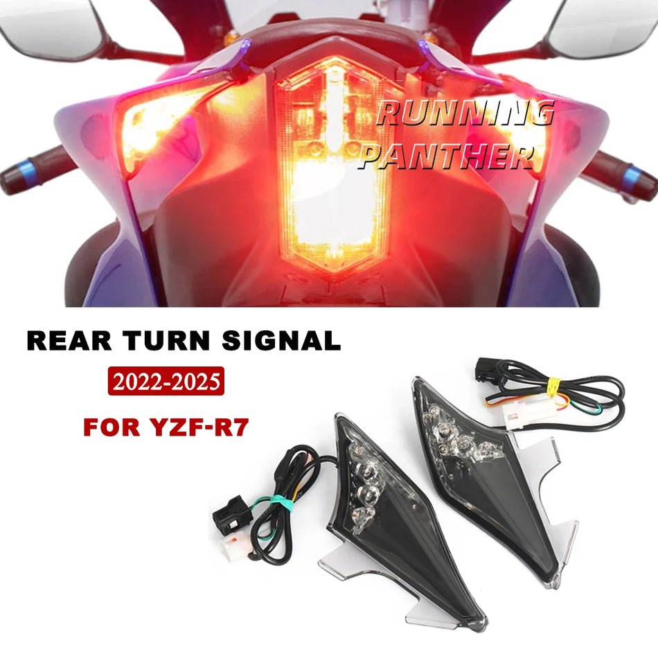Rear Light Turn Signal LED Black for Yamaha YZF-R7