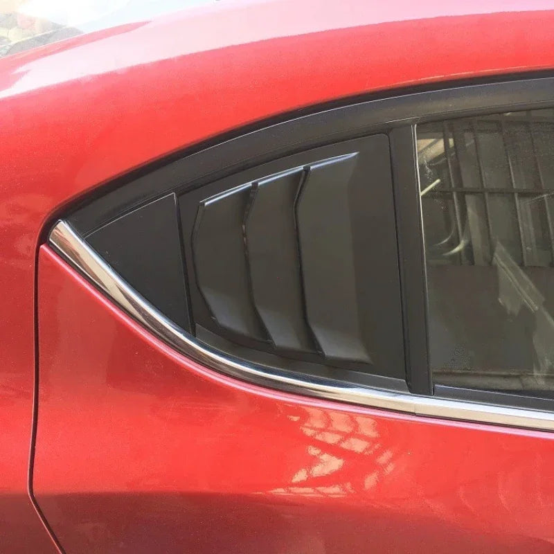 Arka Cam Kanatları Karbon Fiber ABS Mazda 3 Axela 2014-2018 için