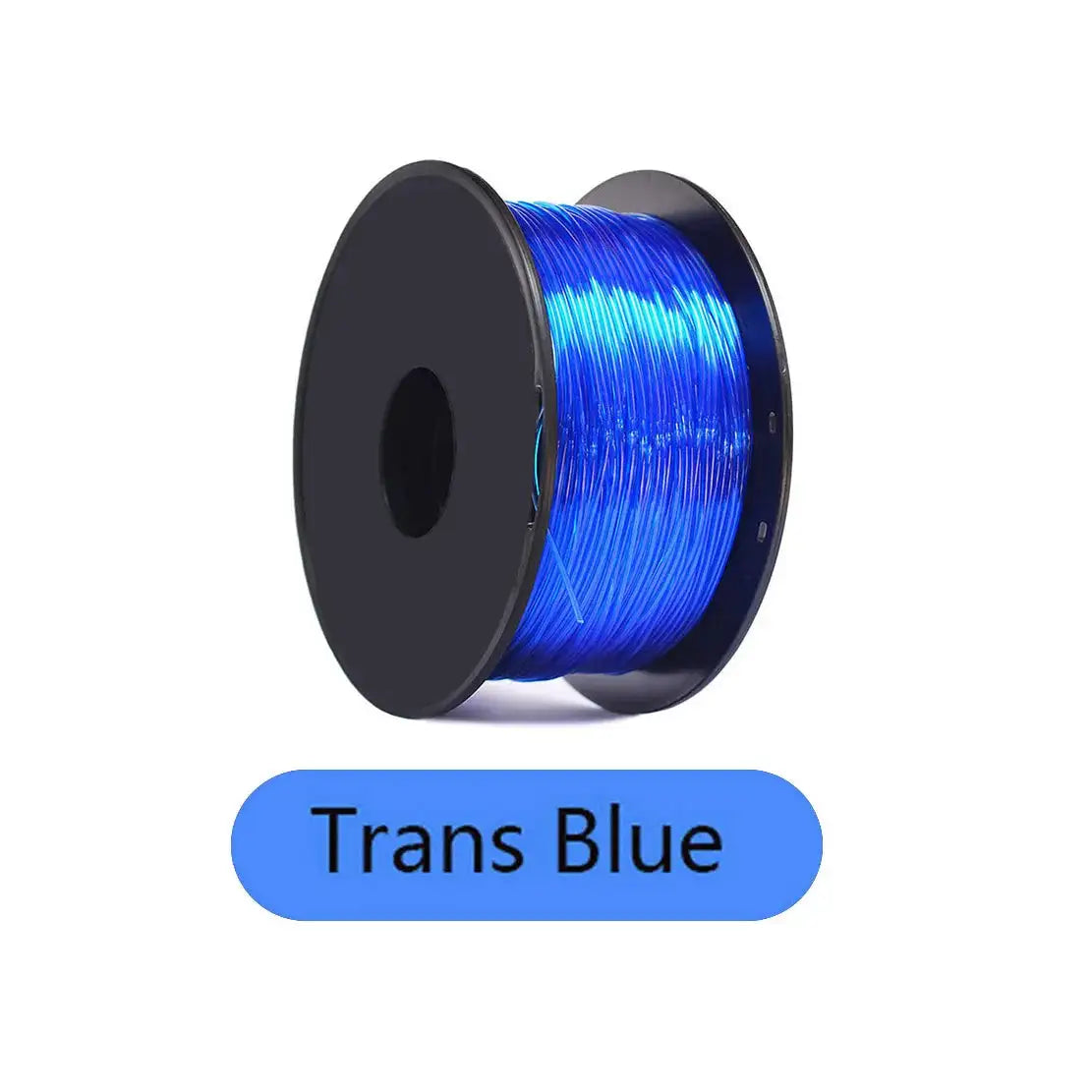 TPU 3D Printer Flexible Filament 250g 80M &ndash; High Strength Trans blue