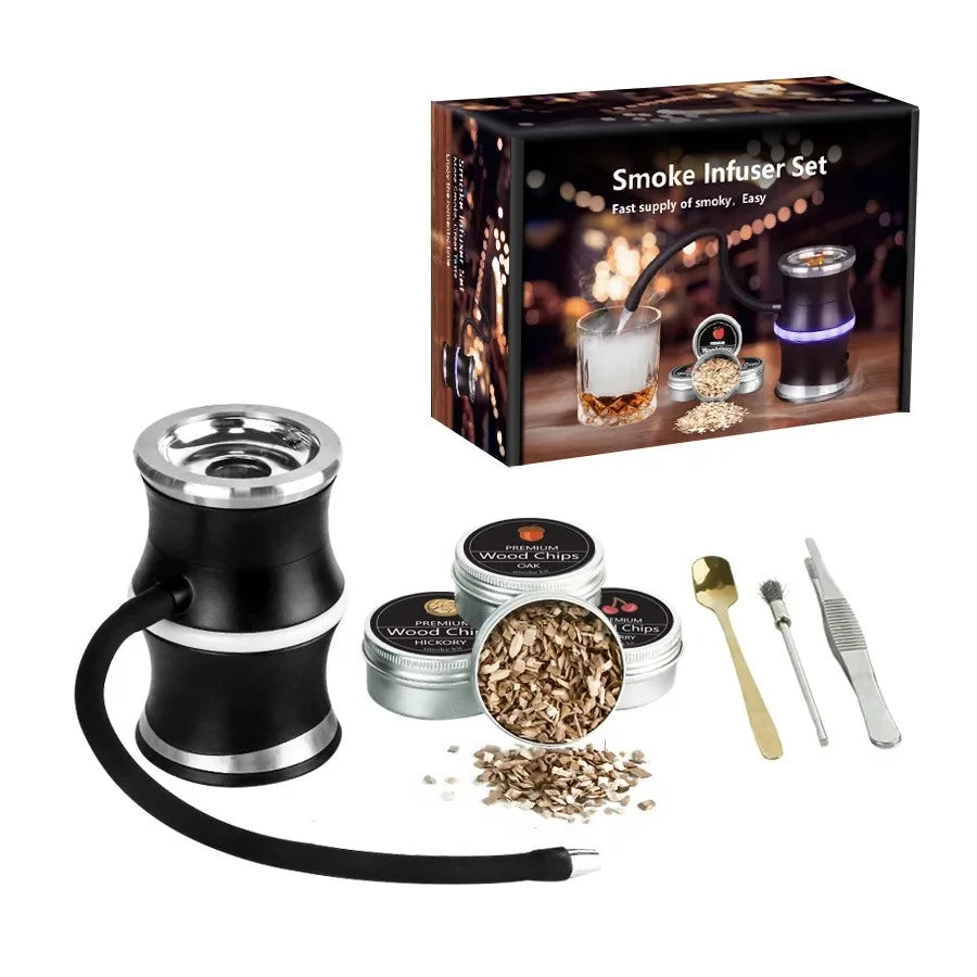 Electric Smoke Gun for Cocktails &amp; Food &ndash; USB Rechargeable 1 set