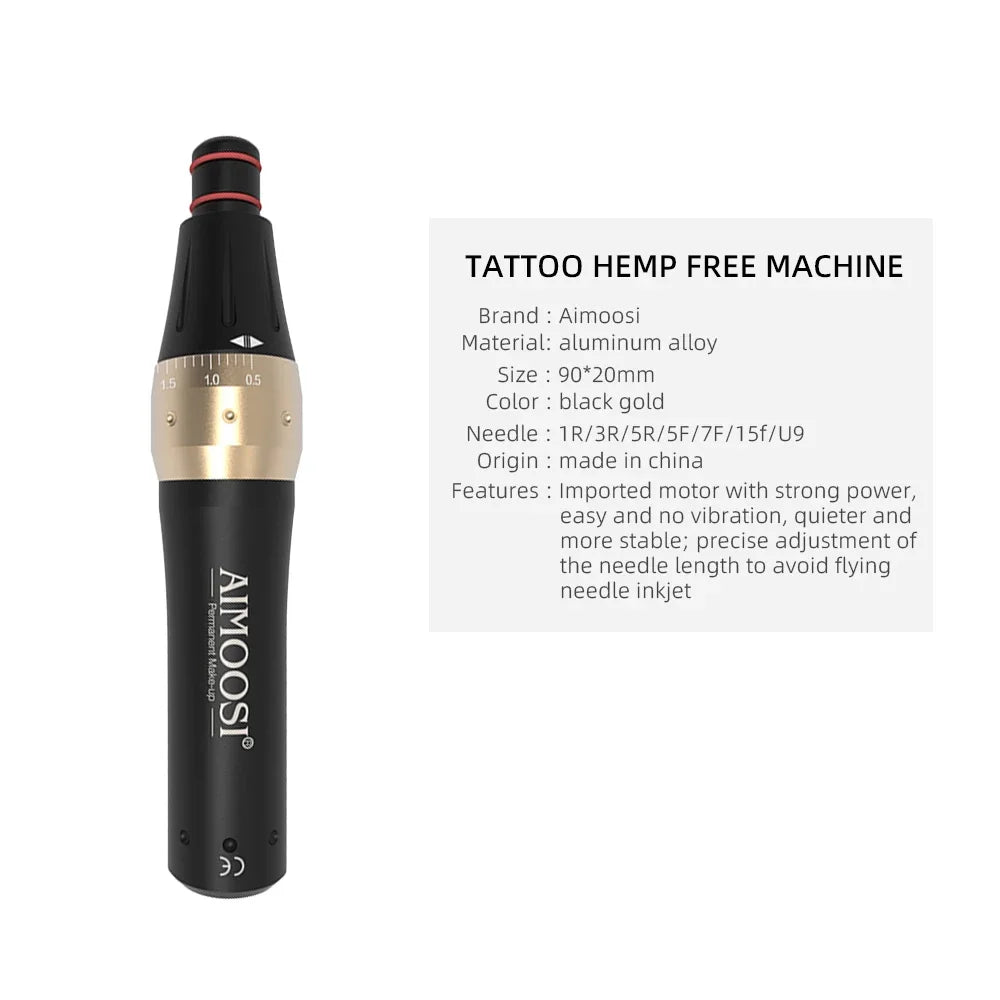 Aimoosi M7 Tattoo Machine Set - PMU Gun For Beginners