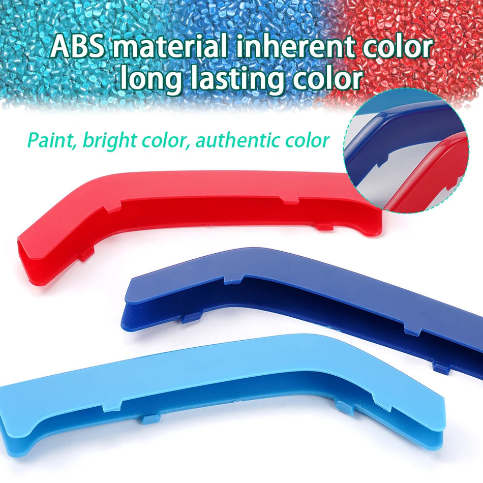 Zaciski do wykończenia grilla dla BMW F30, seria 3, zestaw trzech wkładek z ABS