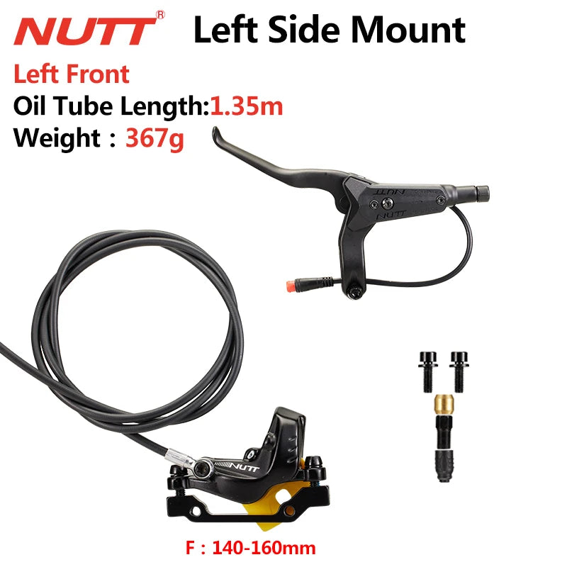Nutt 4 Pistons Electric Scooter Brake Y-5 &ndash; Enhanced Hydraulic Disc Braking Performance Left front