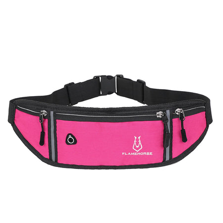 Sports Waist Bag For Men Women &ndash; Waterproof Running Pouch Pink