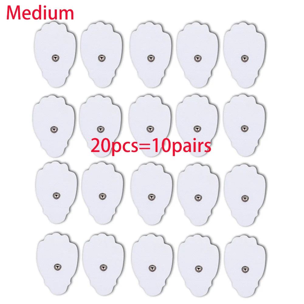 Physiotherapy Tens Electrode Pads &ndash; Conductive Gel Therapy 20pcs M pads