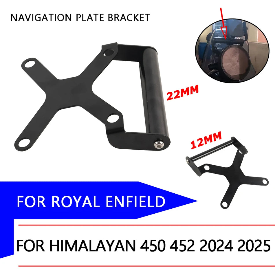 Royal Enfield Himalayan GPS navigācijas turētājs, telefona stiprinājums Himalayan 450 452 modeļiem