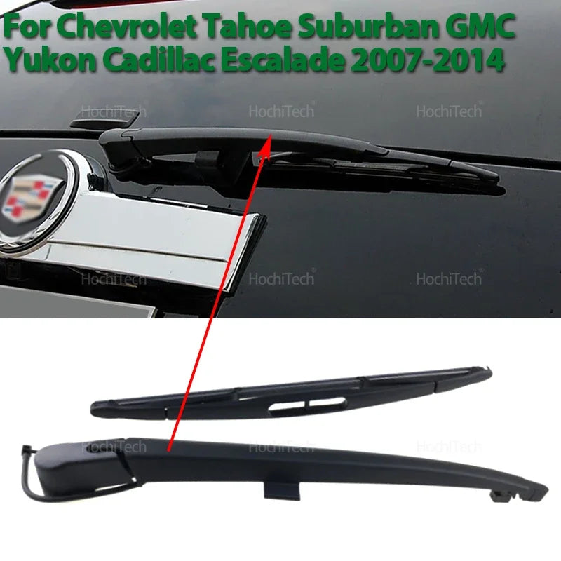 Cepillo de Limpieza de Ventana de Puerta Trasera de Plástico para Chevrolet GMC Cadillac Tahoe Suburban Yukon Escalade 2007-2014