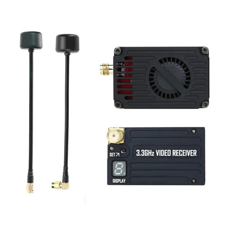 RUSHFPV OverShoot 3.3G 4W VTX Supports IRC Tramp Protocol 7-30V Video Transmitter 3.3GHz Glasses VRX Module FPV Long Range Drone by InterCyprus Trading Ltd