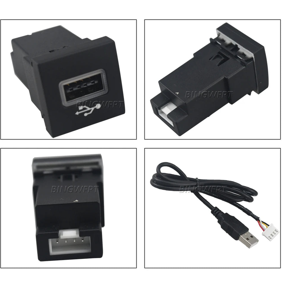 USB ievades adaptera kabelis Volkswagen Golf 6 Jetta MK5 Scirocco EOS Caddy