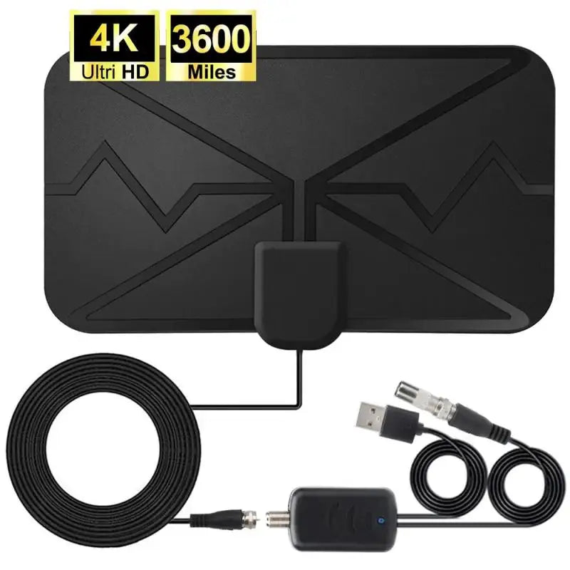 Miles AAR5 Smart TV Antenna &ndash; Amplified 4K DVB-T2 Reception