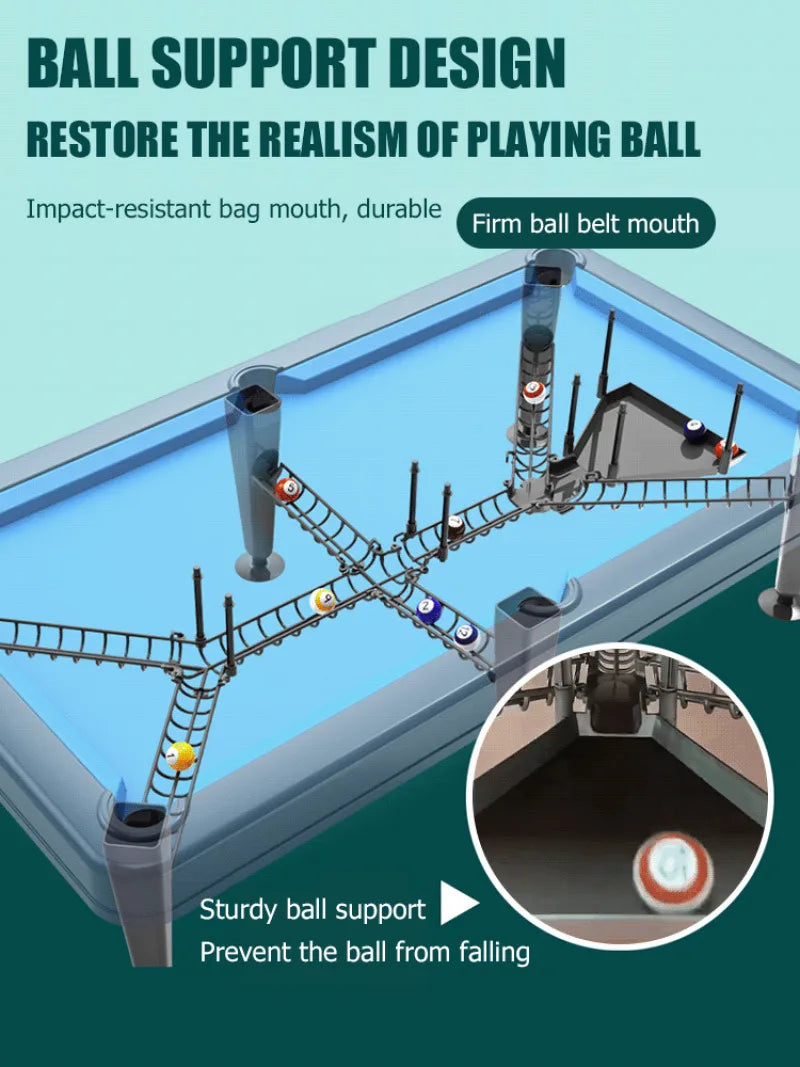 Mini Tabletop Pool Set &ndash; Family Fun And Interaction