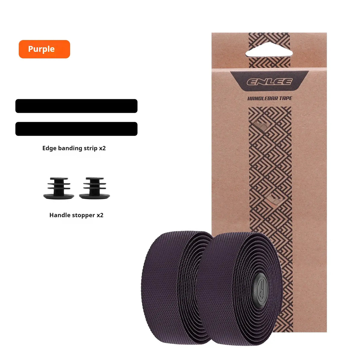 ENLEE Bicycle Handlebar Straps Road Bike Handlebar Wraps Ultra-Lightweight Non-Slip Wear-Resistant Essential For Cycling by InterCyprus Trading Ltd