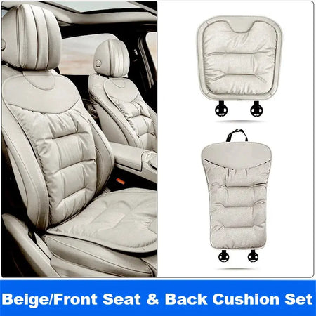 Vtear Universal Car Backrest Pad Front Seat Cushion Back Support Trim Breathable Hole Anti Slip Soft Padded Interior Accessories by InterCyprus Trading Ltd