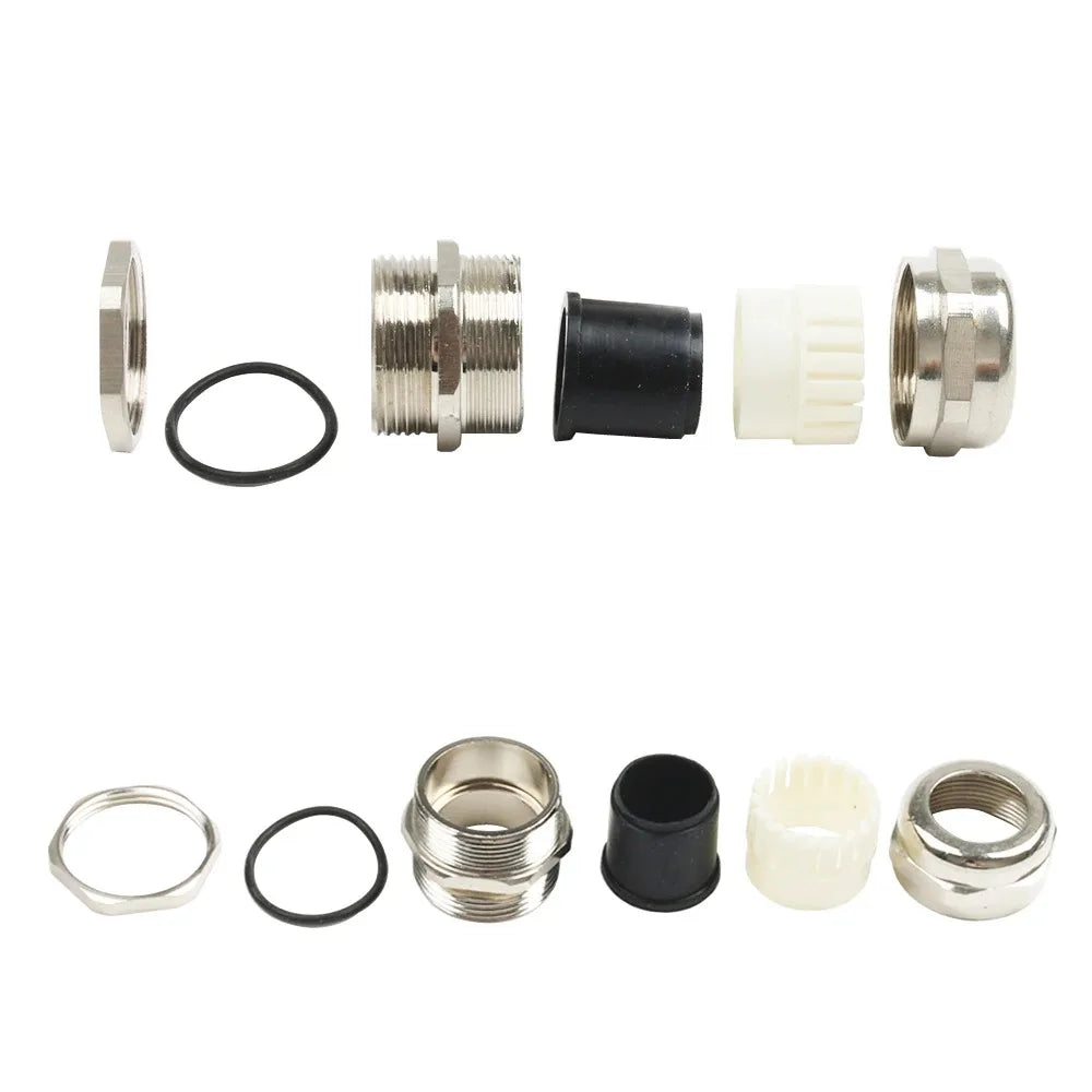 Nickel Plated Brass Cable Connector Gland &ndash; Waterproof IP68